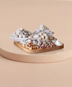 Pistage- & Kokosfågel-lokum ~ Lokûma Tevşê ya bi Fistiqê Entêpê û Hindistan Cevîzê